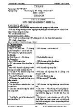 Giáo án điện tử Lớp 4 - Tuần 8 - Năm học 2017-2018 - Lò Văn Hóa